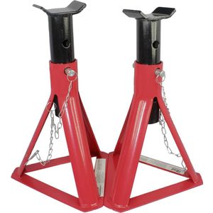 Assteunen - 2 Stuks - Staal - Werkhoogte 270 - 355 mm