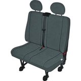 Bestelwagen dubbelzitter stoelhoes 2-delig met hoofdsteun covers