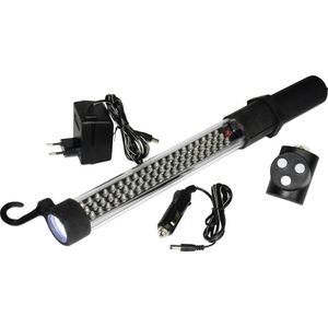 HP Autozubehör 28368 60+17LED Akku Arbeitsleuchte LED-staaflamp LED werkt op een accu, werkt op stekkernetvoeding, met