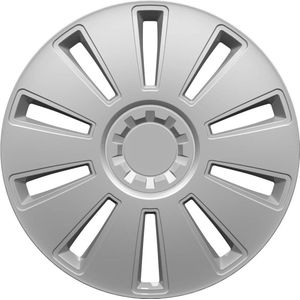 HP Autozubehör GRID - Wieldoppen - R16 - Zilver - 1 stuk