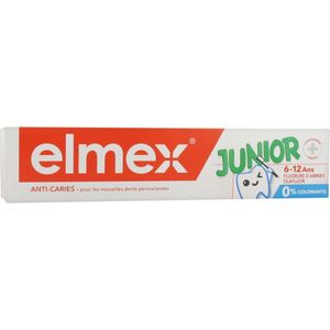 elmex Junior Kindertandpasta 6-12 jaar 75ml