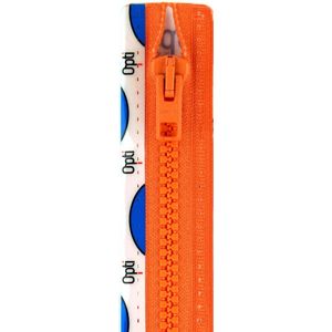Opti P60-65-00693 ritssluiting, 100% polyester, 00693 oranje, 65 cm