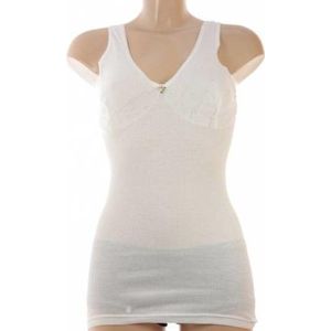 Conta - 168 - BH Hemd - Wit - 100% Katoen, Voorgevormde Cups, Geen Zijnaden