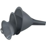 Fackelmann - Set van 3 Trechters - Grijs - 8 cm, 9 cm en 11 cm