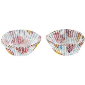 Zenker Muffinvormpjes van papier, 5 x 3 cm, meerkleurig, 50 stuks