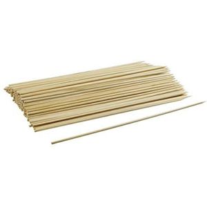 FACKELMANN Shasliekspiesen 20 cm 300 stuks van bamboe, beige, 20 x 0,1 x 0,1 cm, 300 stuks