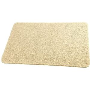 Wellness deurmat in beige, 2-in-1 reinigings- en massage-deurmat in beige, 50 x 80 cm