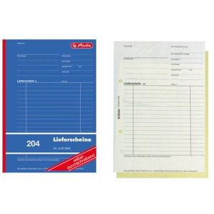 Formularbuch Lieferschein A5 204 2x40 Blatt SD VE=4 St&#252;ck