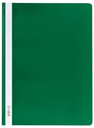 Herlitz 10386951 ordner A4, PP, transparante voorkant, 10 stuks, paars, A4, groen