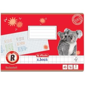 herlitz Rechenheft Schreiblernlineatur R, DIN A5 quer