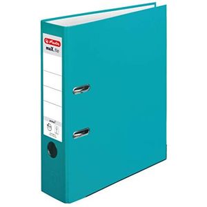 Herlitz Aktenordner Ordner protect Kunststoff (PP) A4 8cm türkis maX.file