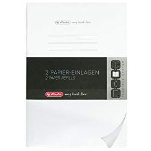 5 x Herlitz Refill für Notizbuch flex A4/2x40 Blatt punktiert my.book