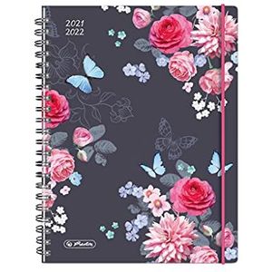 herlitz 50034840 schoolagenda 2021/2022 MustHave, A5, motief: bloemen, 1 stuk