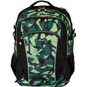 Herlitz 50038053 Ultimate lege schoolrugzak, camouflagepatroon, meerkleurig, prima schoolrugzak, Meerkleurig, Schoolrugzak prima