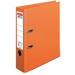 Herlitz Ordner Kunststoff A4 maX.file protect plus 80mm orange