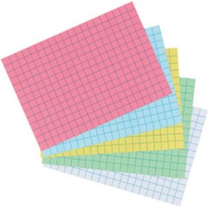 10 x Herlitz Karteikarten A8 liniert blau VE=100 Stück
