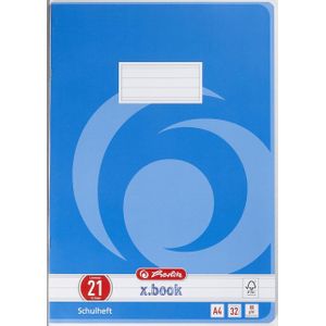 herlitz Schulheft liniert DIN A4 32 Blätter