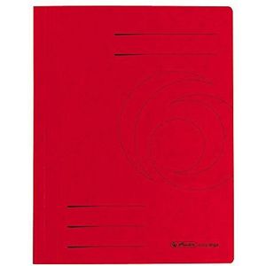 herlitz 10902898 Snelhechter A4 Quality, rood, commerciële en overheidshechting, 25 stuks