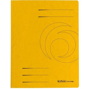 herlitz Schnellhefter Quality Karton gelb DIN A4