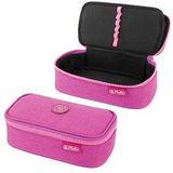 herlitz Schlampermäppchen beatBox ABC pink/purple, 22,5 x 7,0 cm