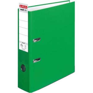 Herlitz 11053667 ordner maX.file protect A4 (8 cm met insteekrugplaat) lichtgroen