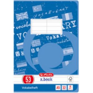 Vokabelheft A5 32 Blatt Lineatur 53 FSC Mix