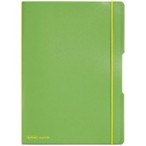 3 x Herlitz Notizheft my.book flex PP A4 2x40 Blatt liniert/kariert he