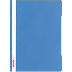 10 x Herlitz Schnellhefter A4 PP 'Quality' Baltic Blue