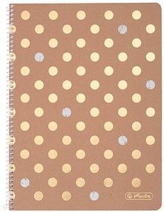 Spiralblock A4 80 Blatt 70g qm Sonderlineatur kariert Pure Glam