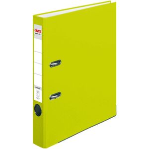 herlitz Ordner Rückenbreite 5 cm DIN A4 Kunststoff neon grün