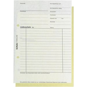 10 x Herlitz Formularbuch Lieferscheinblock A5 VE=2x40 Blatt