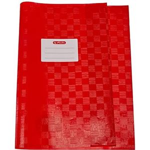 25 x Herlitz Heftumschlag A4 PP Bast rot