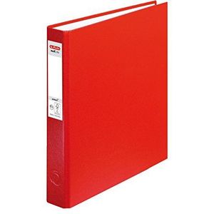 Herlitz maX.file protect ringbinder, A5-formaat, 2 ringen, vulhoogte: 25 mm - rood