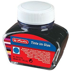 2 x Herlitz Tinte im Glas 30ml königsblau
