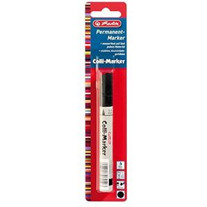 Herlitz, Marker, Permanent marker Colli 1-4 mm, 1 stuk, zwart (Zwart, 4 mm, 1 x)