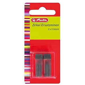 6 x Herlitz Zirkel-Ersatzminen 2x5 Stück