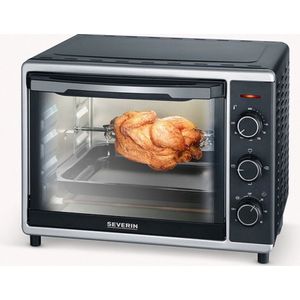 Severin TO 2056 30 l Schwarz, Edelstahl Grill