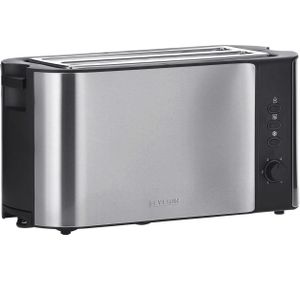 Severin AT 2590 - Broodrooster - Toaster - Long-slot - 4 Sneden - Geborsteld RVS