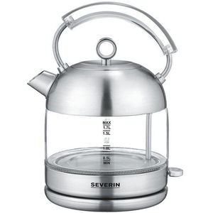 Severin WK3418 Waterkoker 1.7L 3000W RVS/Zwart