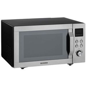 Severin MW 7777 - Combi-magnetron - vrijstaand -25L - met vlakke keramische bodem - zonder draaiplateau - RVS- 230 °C
