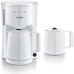 Severin KA 9309 - Filterkoffiezetapparaat - 2x Thermoskan - Wit