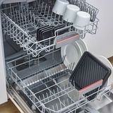 SEVERIN RG 2360 - Black Line Lite Mini gourmetstel - 4 personen - variabele temperatuurinstelling - PFAS vrije baklaag - vaatwasserbestendig - 4 pannetjes met parkeerfunctie