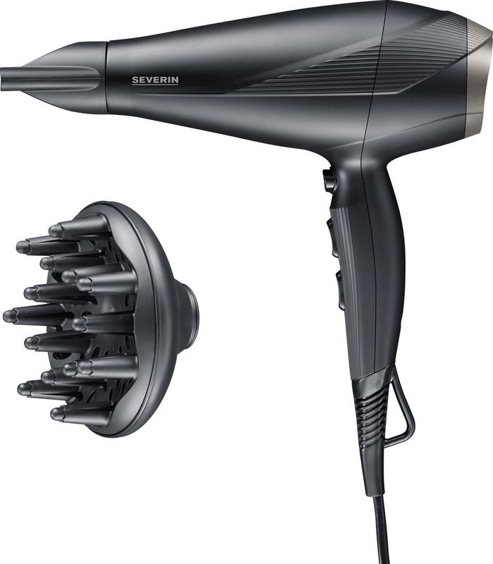 Severin - HT 0167 - Föhn - Zwart - AC-motor 1950-2300 Watt