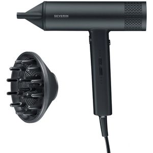 Severin - HT 0170 S-stijl - Föhn - Zwart - Aluminium