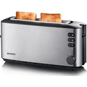Severin AT 2515 - Broodrooster - Toaster - Long-slot - 2 Sneden - Geborsteld RVS