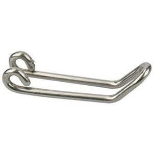 FISCHER Koplamphouder Nirosta, zilver