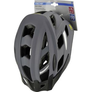 FISCHER Fahrrad-Helm Urban Levin, Größe: L/XL Innenschale aus hochfestem EPS, verstellbares, beleuchtetes - 1 Stück (86724)