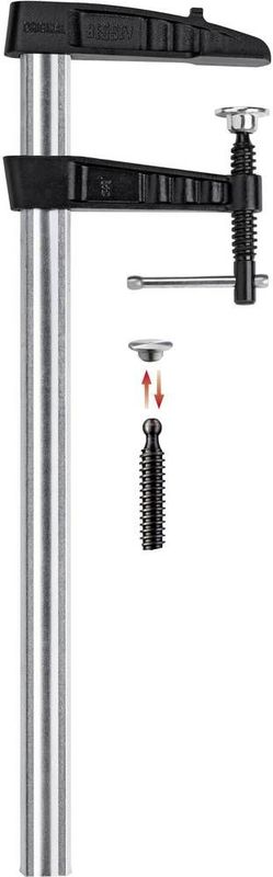 Bessey - Temperguss-Schraubknecht 1.000 x 120 mm - TGK100K