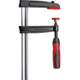Temperguss-Schraubzwinge mit 2-Komponenten-Griff Bessey TPN25BE-2K Spann-Weite (max.):250 mm Auslad
