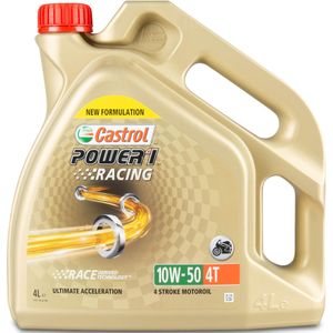 Castrol - POWER1 ULTIMATE - 4-Takt Motorolie - 10W-50 - Volledige Synthetische Technologie